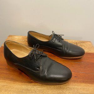 DIEPPA RESTREPO sz 6 Cali Oxford Shoe Black Leather, Lace Up, New Sole Protector